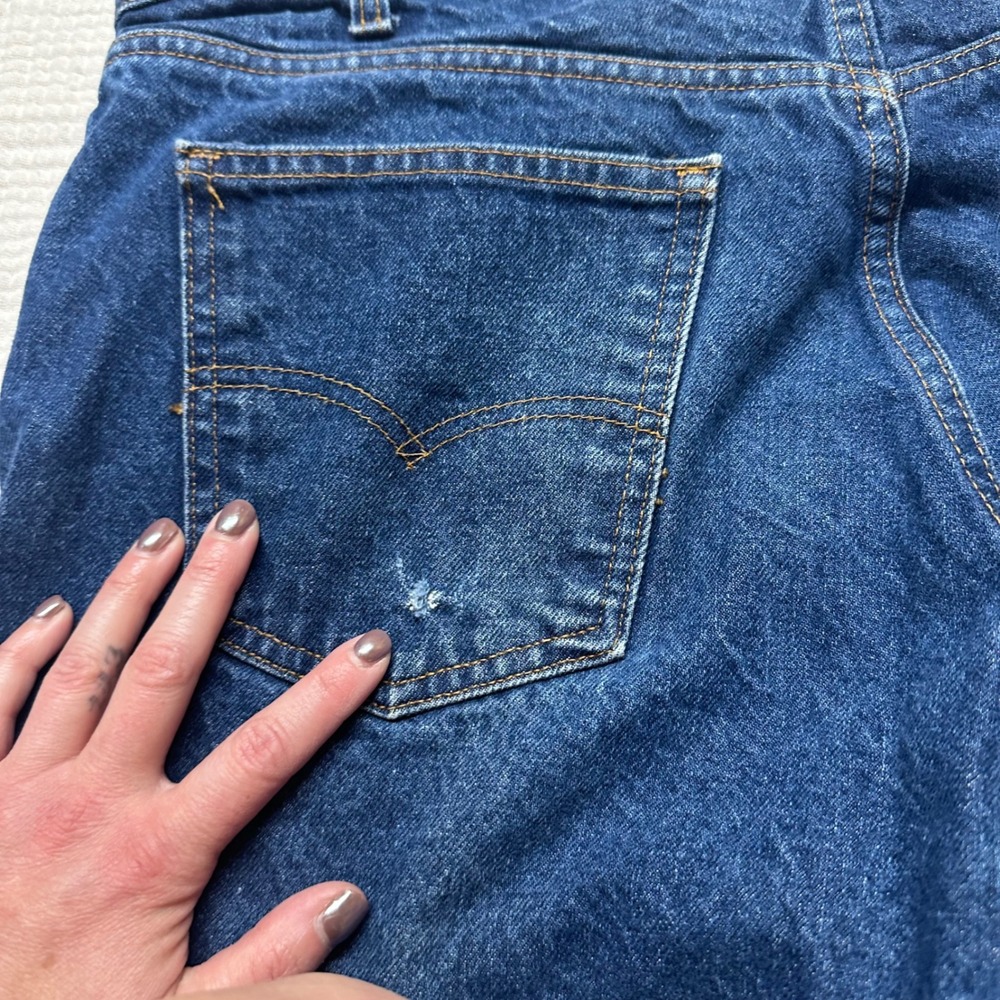 VTG 80s Levi's 505 Orange Tab Bootcut Jeans Mens tagged 38x32 measure 37x31 USA - Picture 8 of 10